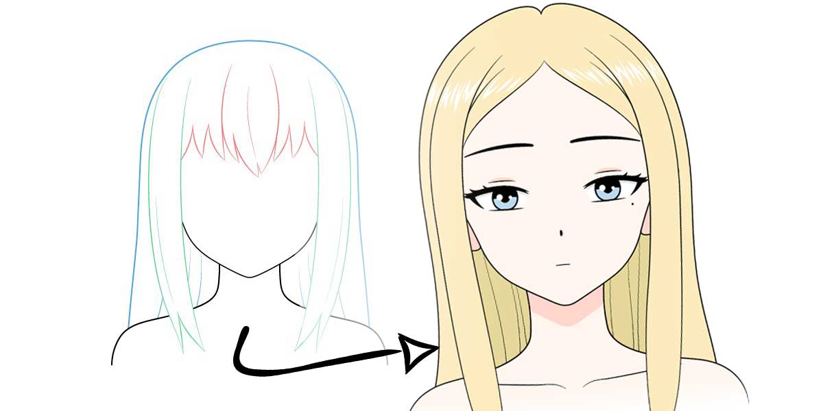 Como Desenhar Anime Feminino 🖌️ Passo a Passo | Estúdio Nerd